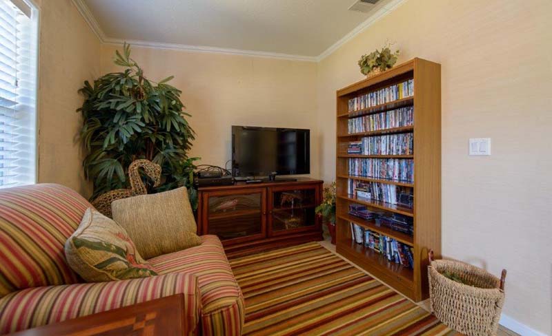 Lounge area inside of community clubhouse
